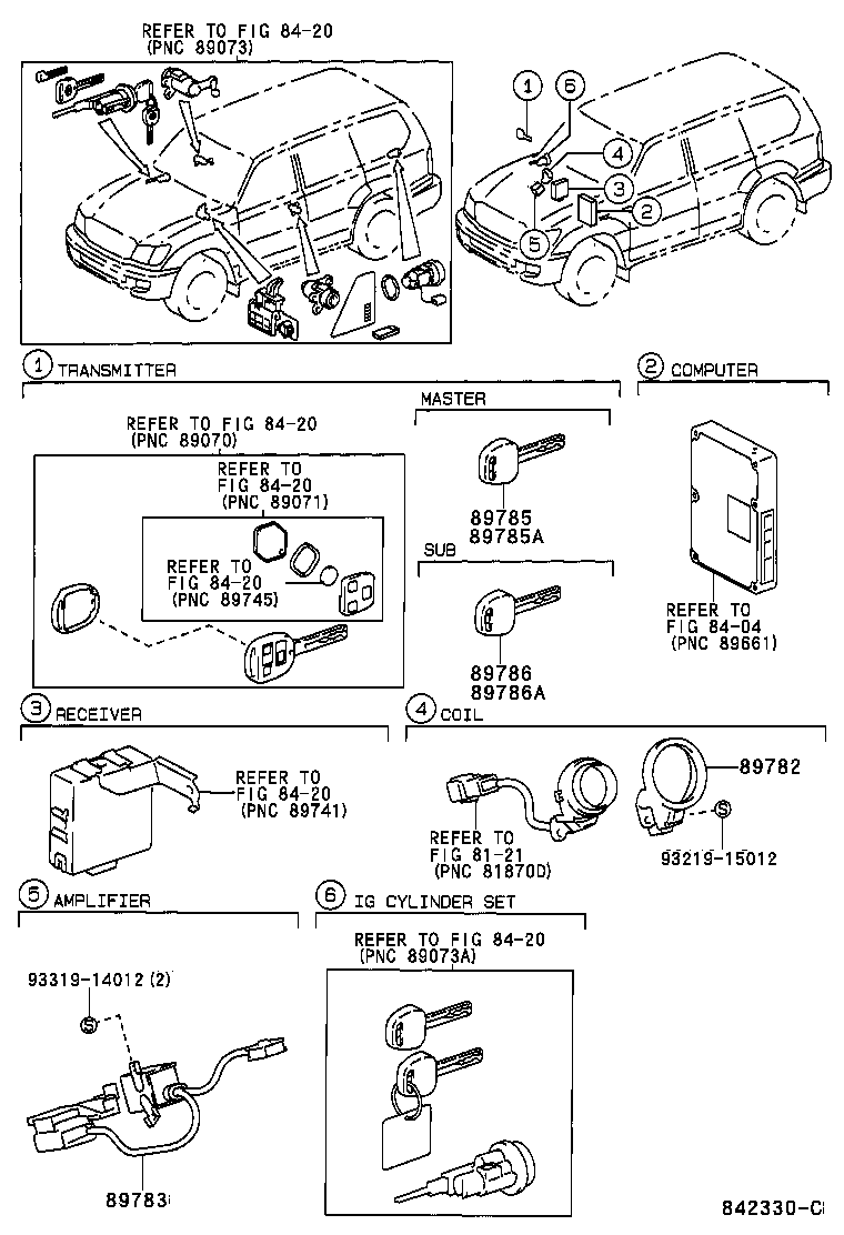 89786-60140 TRANSMITTER, TRANSPONDER CUT KEY SUB product image