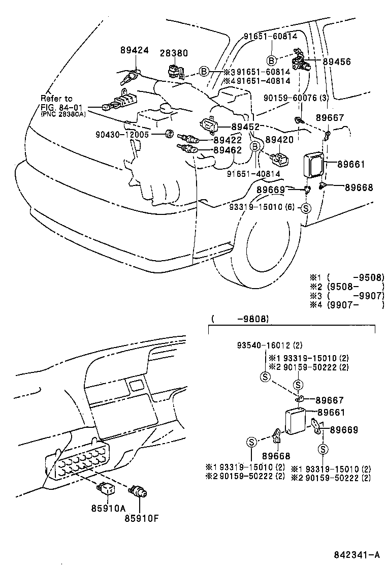 89420-26070 SENSOR ASSY, VACUUM product image