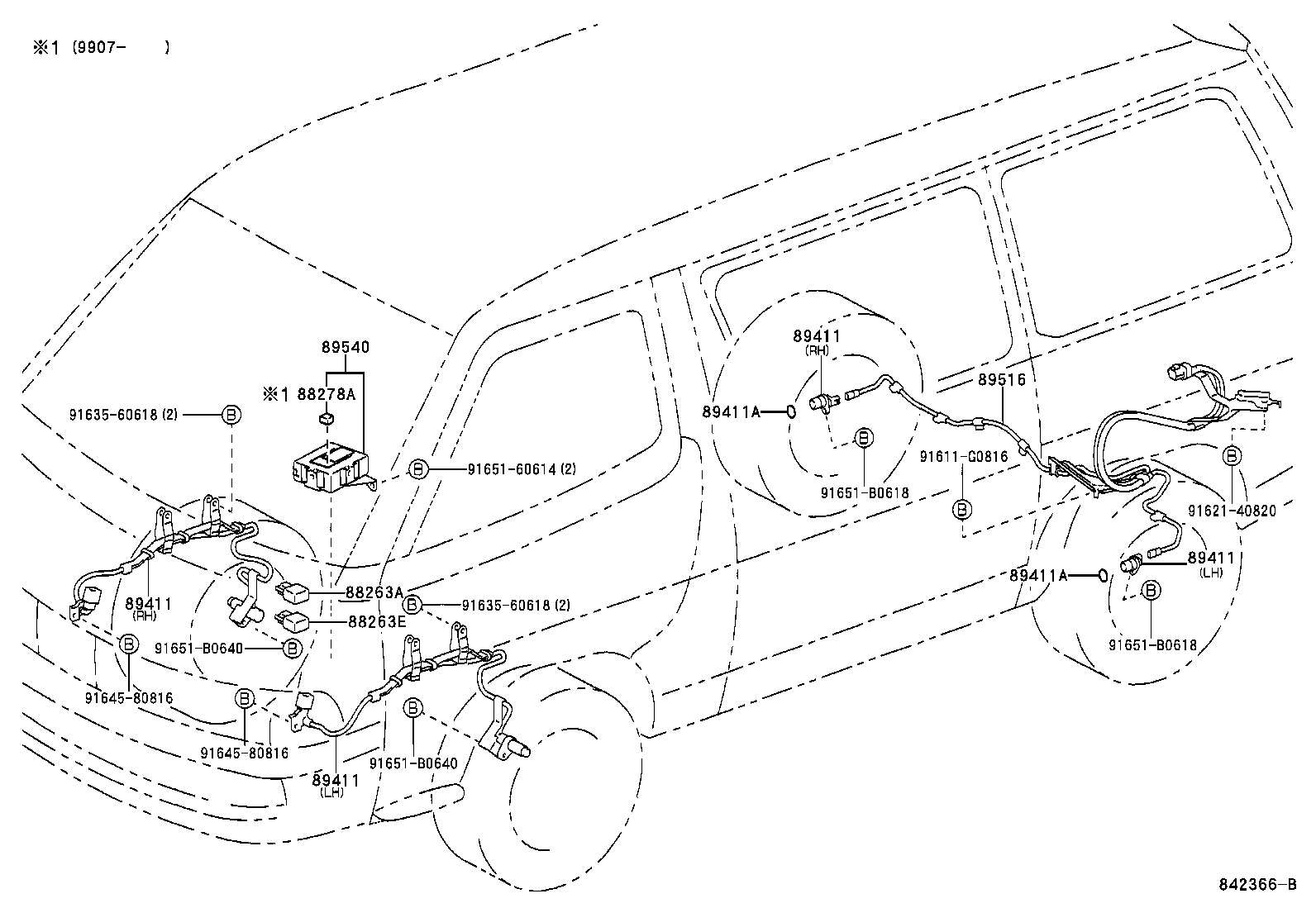 89440-26010 SENSOR, DECELERATION product image