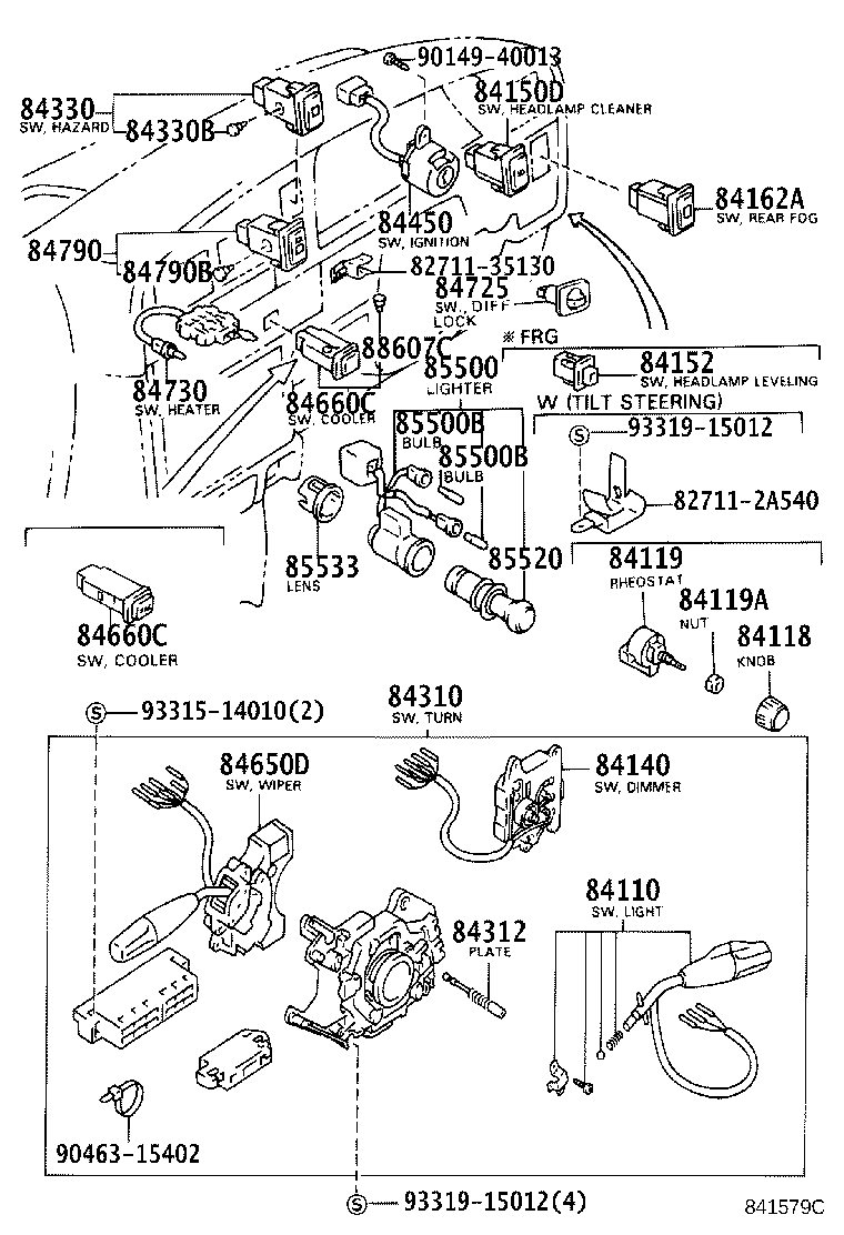 28621-54080 RESISTOR, GLOW PLUG product image