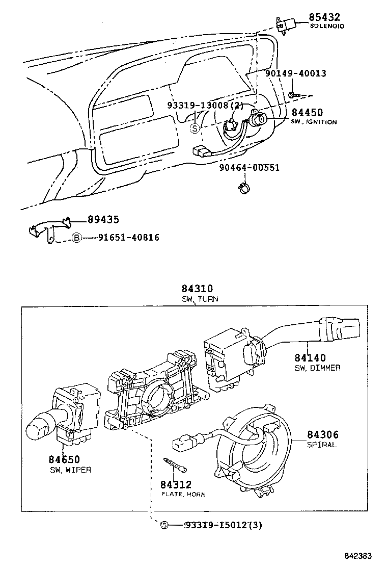 83320-80342 GAGE ASSY, FUEL SENDER product image