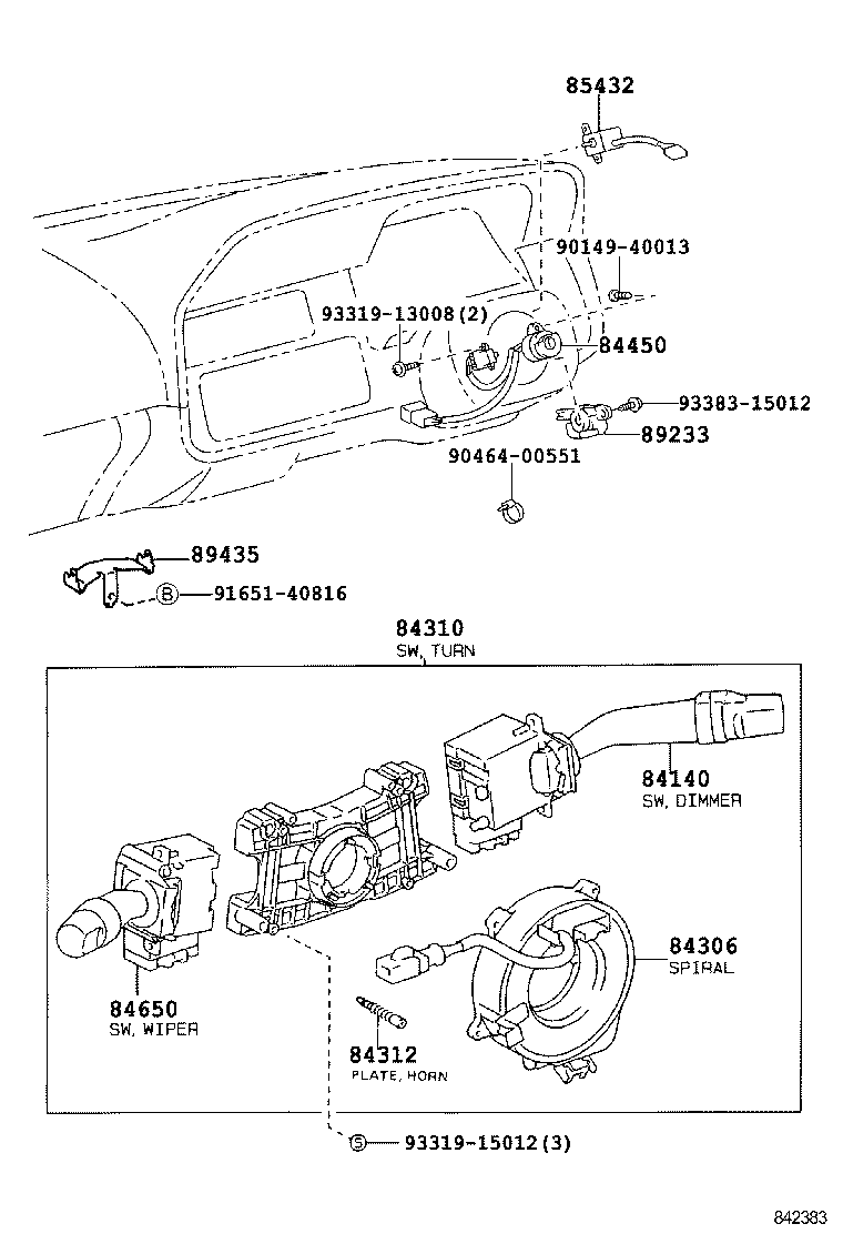 83320-80152 GAGE ASSY, FUEL SENDER product image