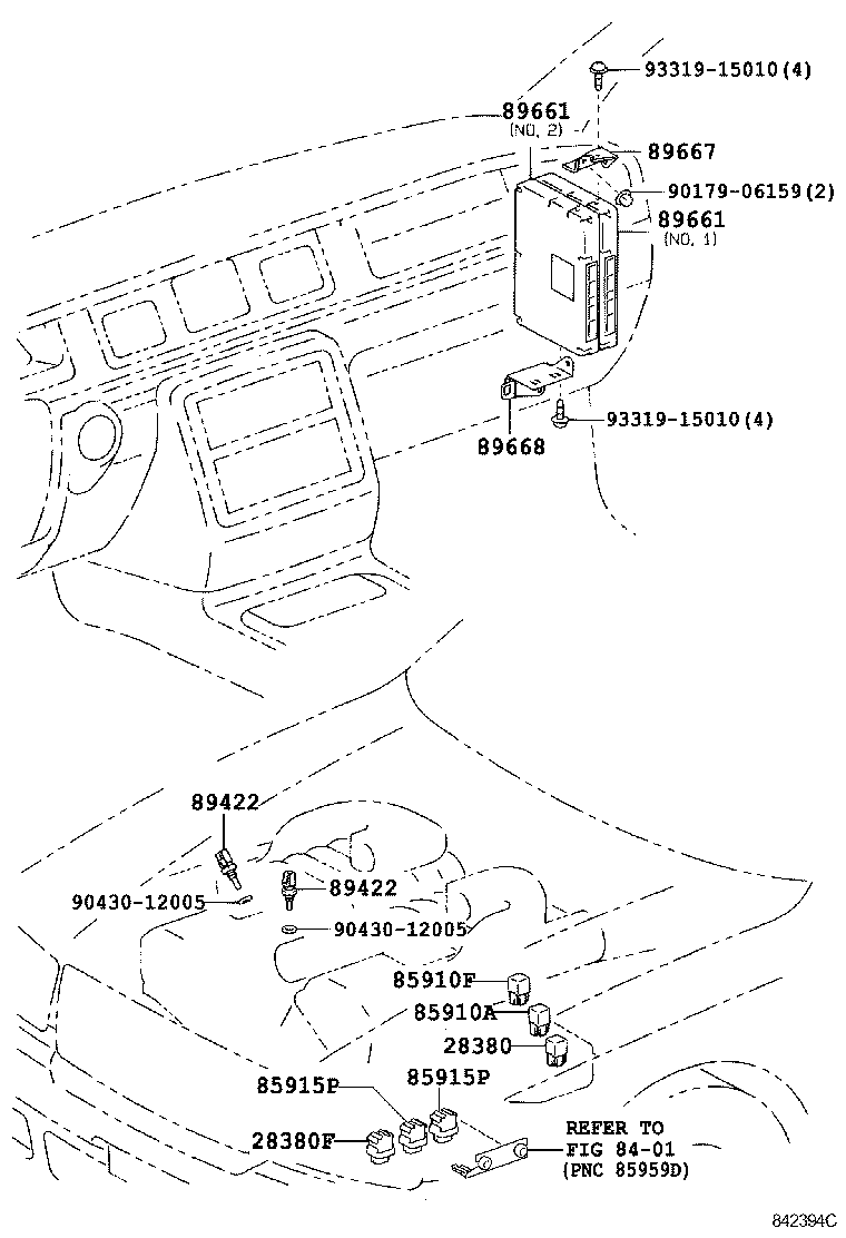 28381-32010 RELAY ASSY, FUEL PUMP SELECT product image