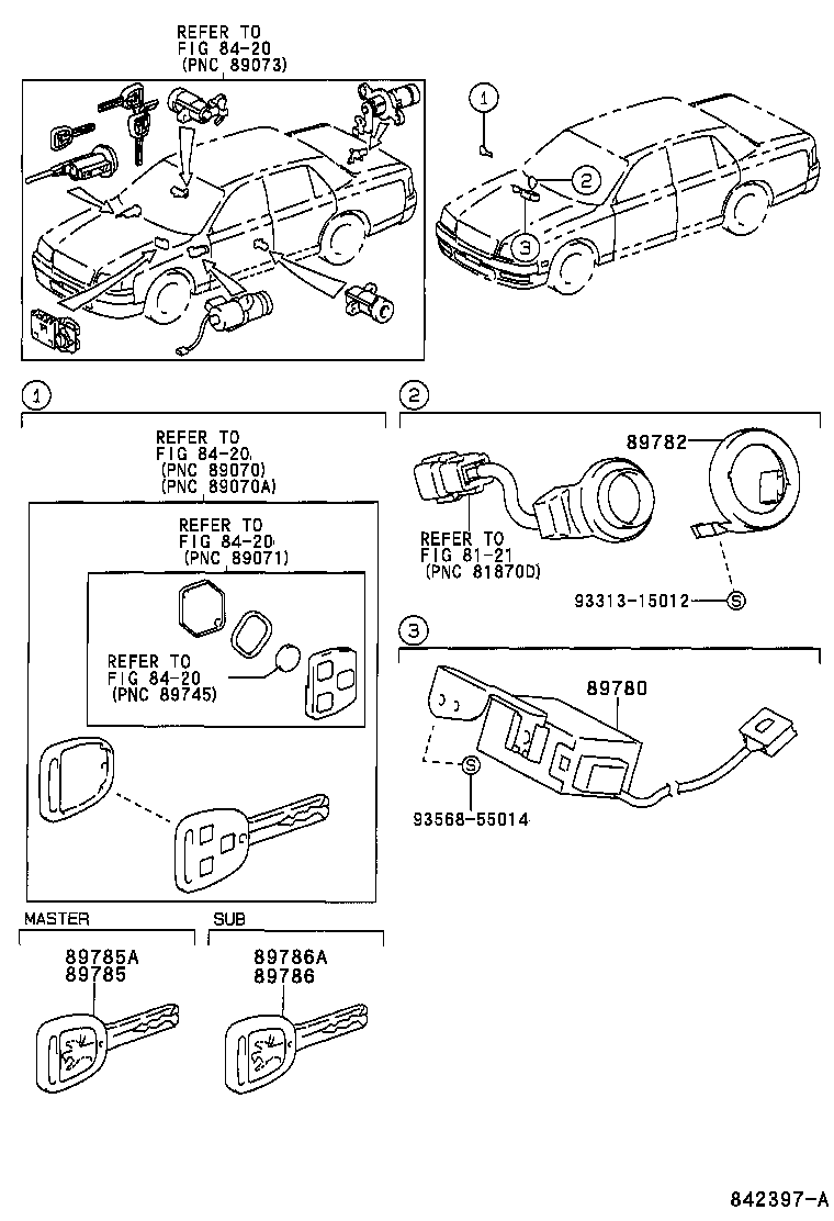 89786-60090 TRANSMITTER, TRANSPONDER KEY SUB product image