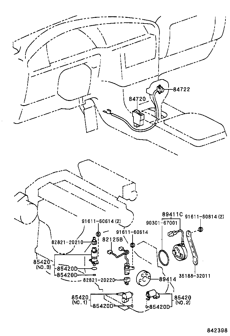 84570-33010 SWITCH ASSY, KICK DOWN product image