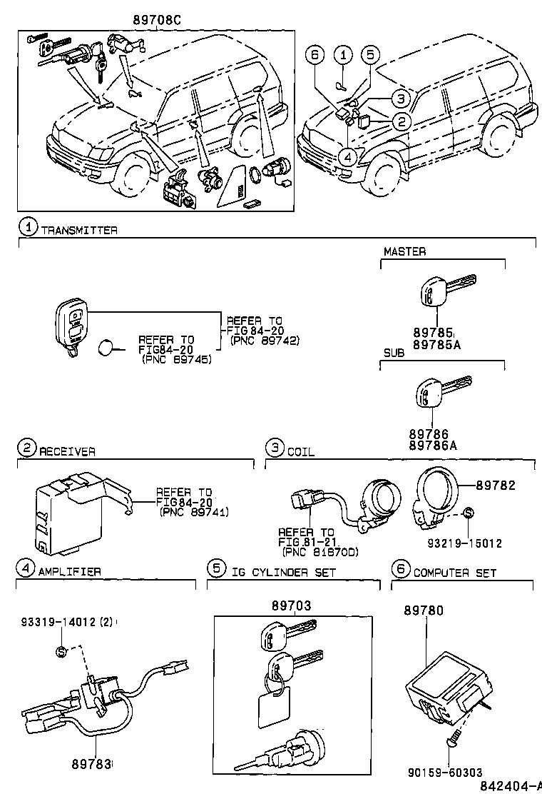 89786-60140 TRANSMITTER, TRANSPONDER CUT KEY SUB product image