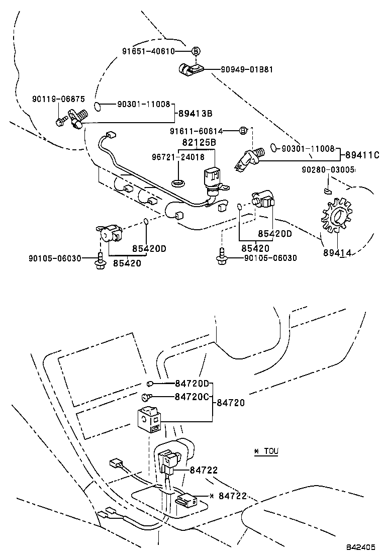 82125-24070 WIRE, TRANSMISSION product image