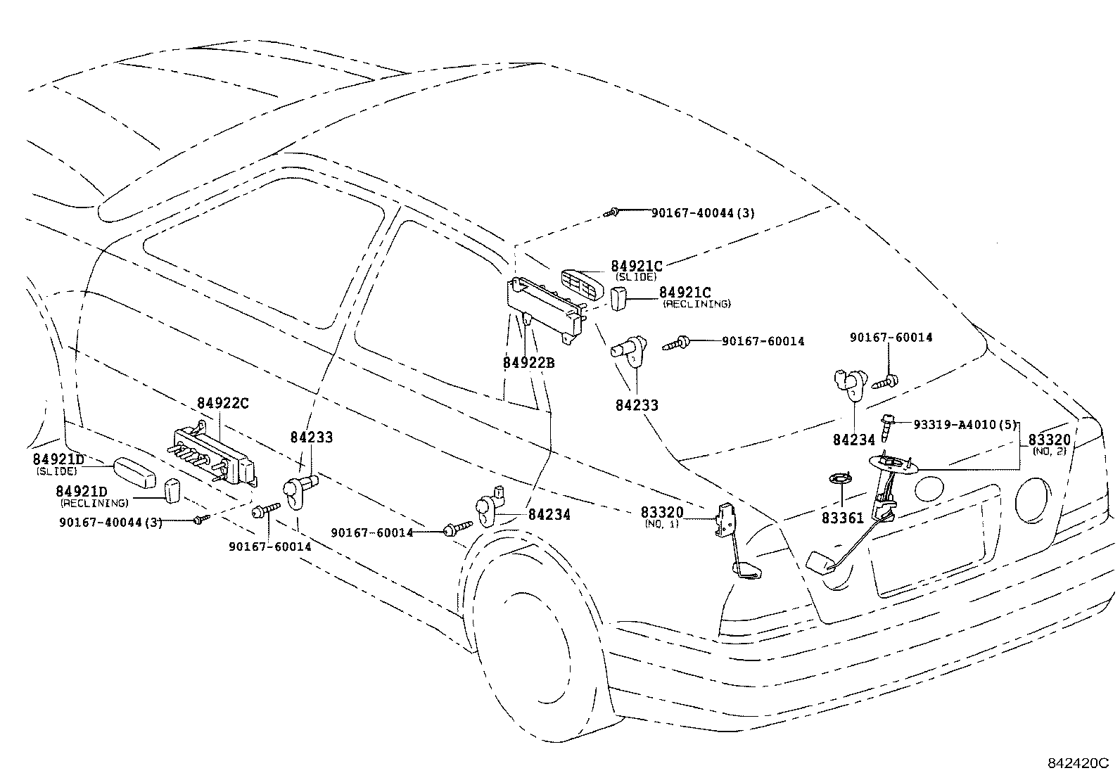 84140-53010 SWITCH ASSY, HEADLAMP DIMMER product image