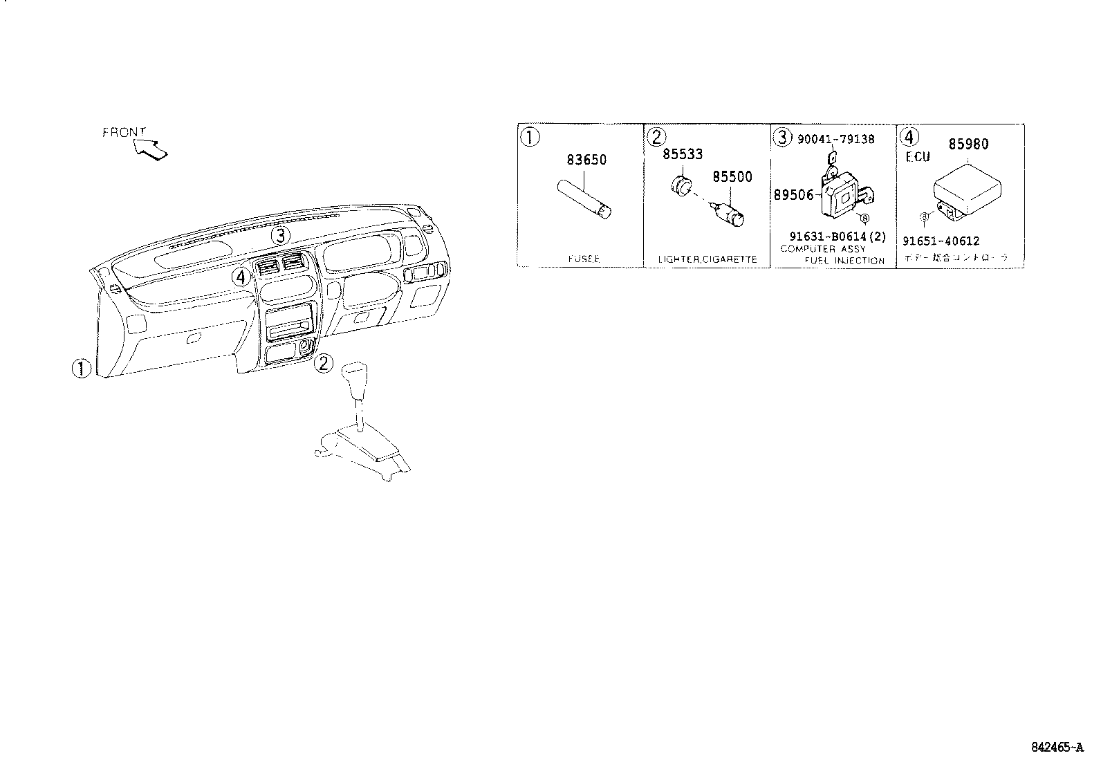 77501-97201 GAGE ASSY, FUEL SENDER product image
