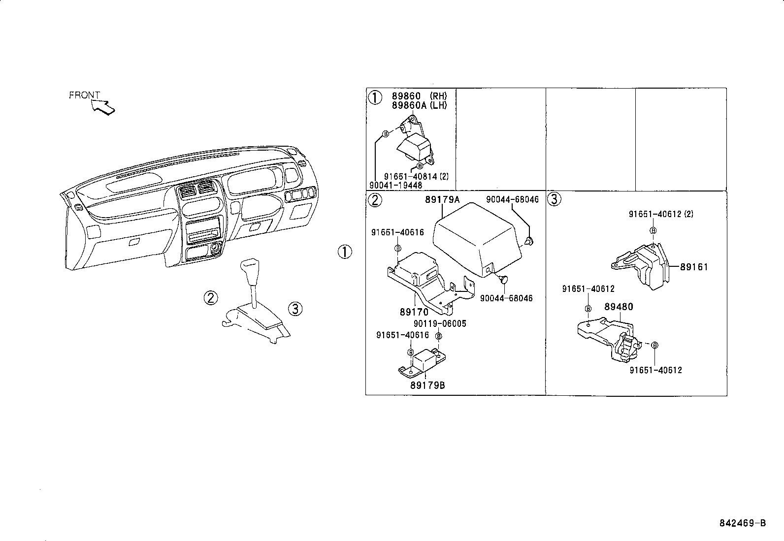 89170-97406 SENSOR ASSY, AIR BAG product image
