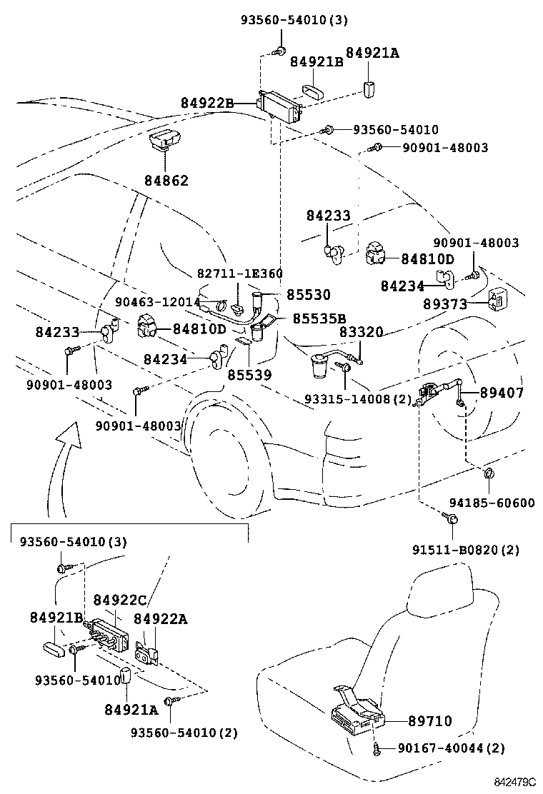 83320-33040 GAGE ASSY, FUEL SENDER product image