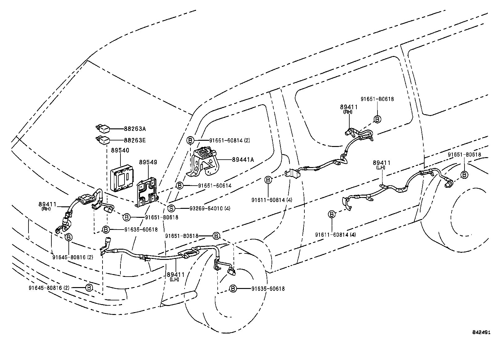 89440-26010 SENSOR, DECELERATION product image