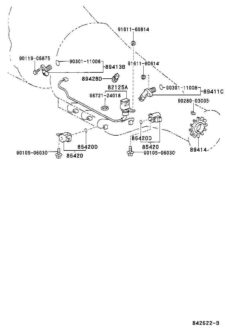 89414-28010 ROTOR, SENSOR product image