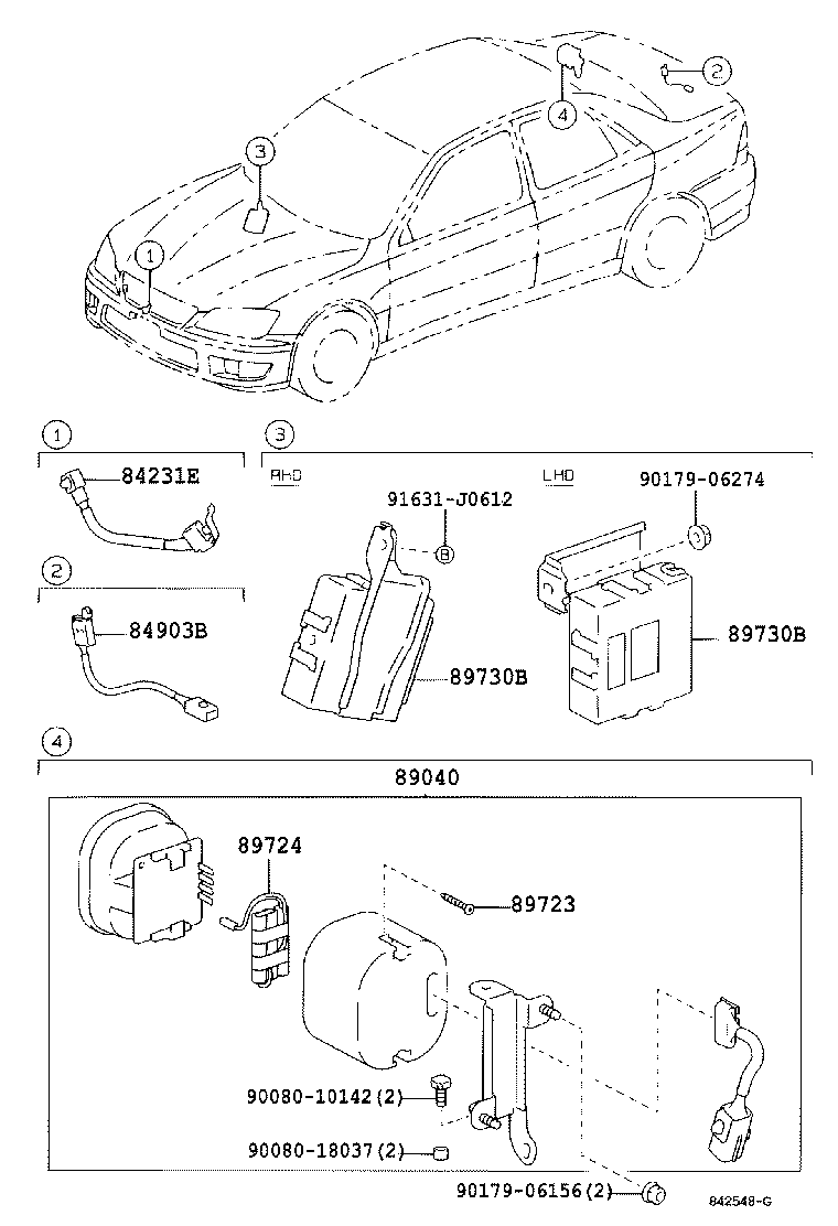 89730-53010 COMPUTER ASSY, THEFT WARNING product image
