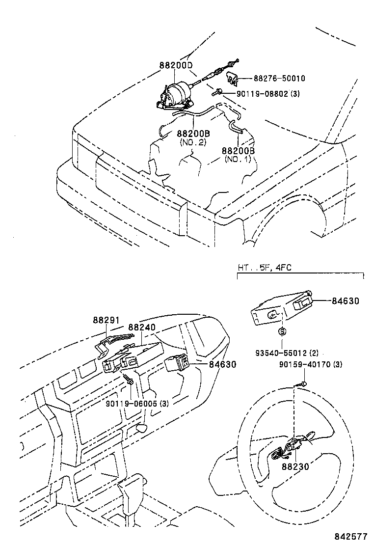 88200-30150 ACTUATOR ASSY, CRUISE CONTROL product image