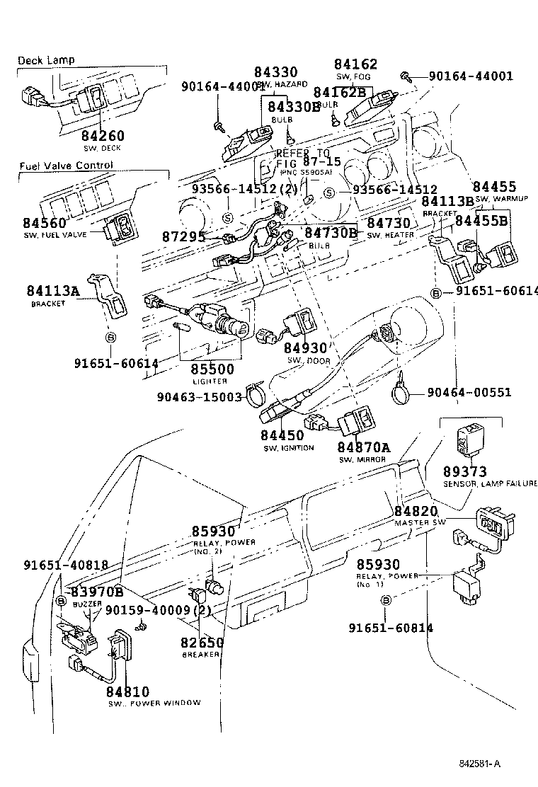 83399-37010 BRACKET, VACUUM SWITCH product image