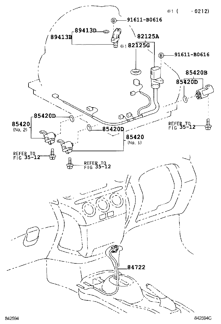 82125-52050 WIRE, TRANSMISSION product image