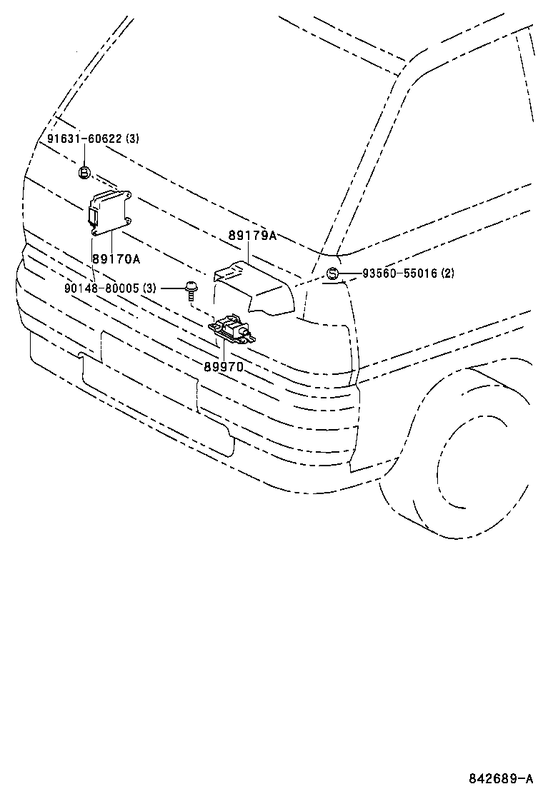 89170-27020 COMPUTER ASSY, AIR BAG product image