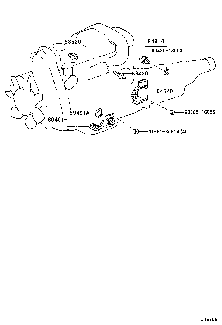 83320-80412 GAGE ASSY, FUEL SENDER product image