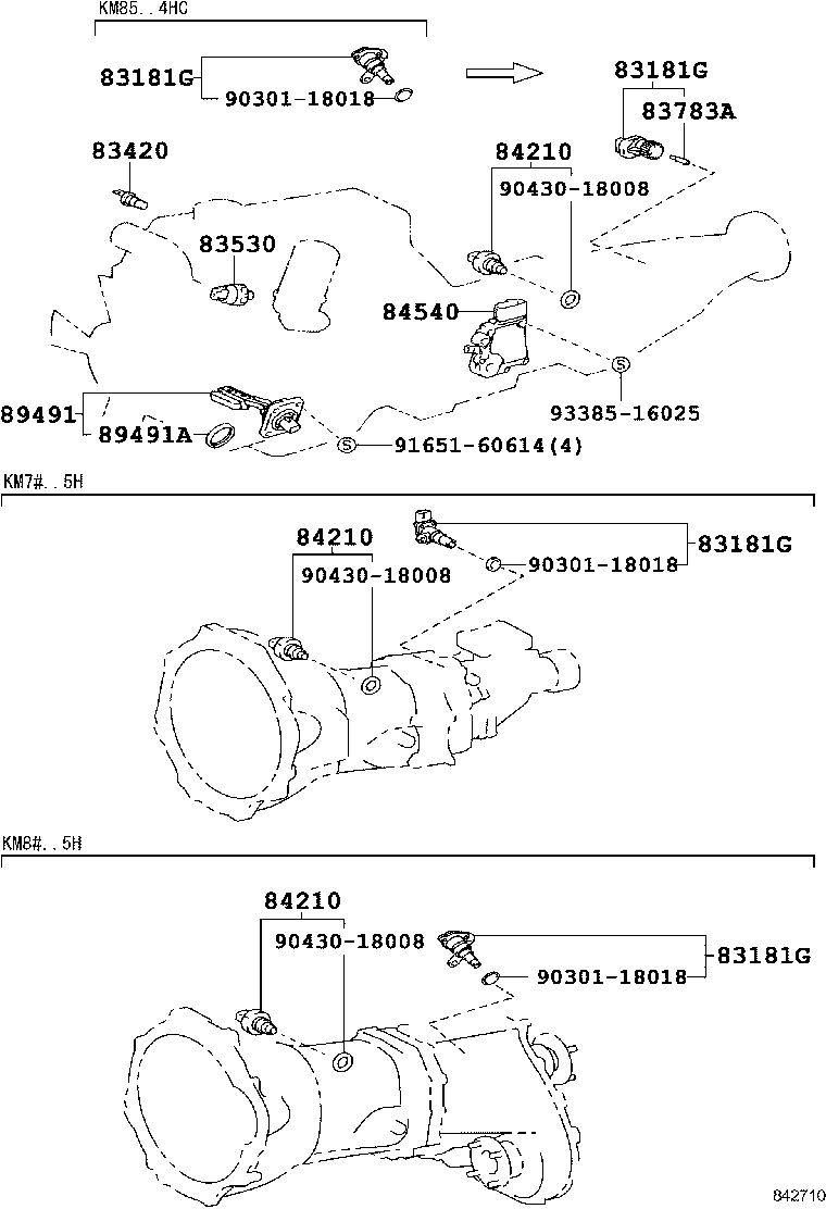 83320-80412 GAGE ASSY, FUEL SENDER product image