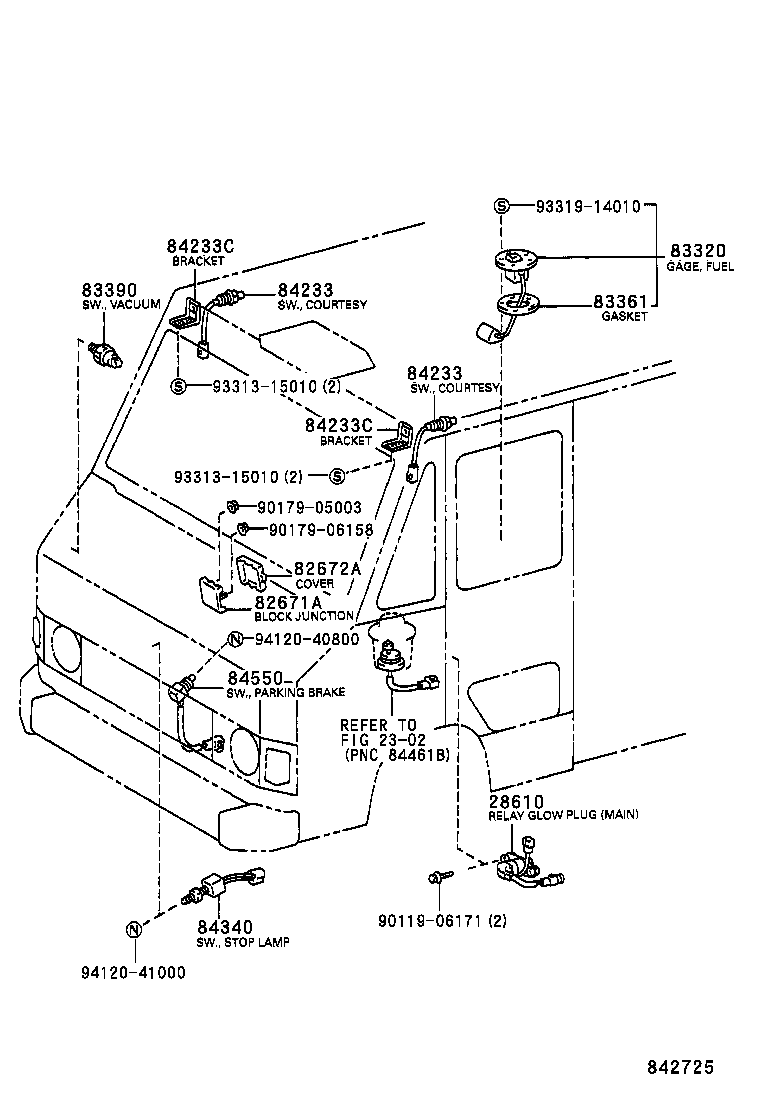 28490-58010 RELAY ASSY, EXHAUST RETARDER product image