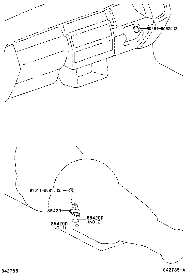 84722-43010-B1 SWITCH, TRANSMISSION CONTROL product image