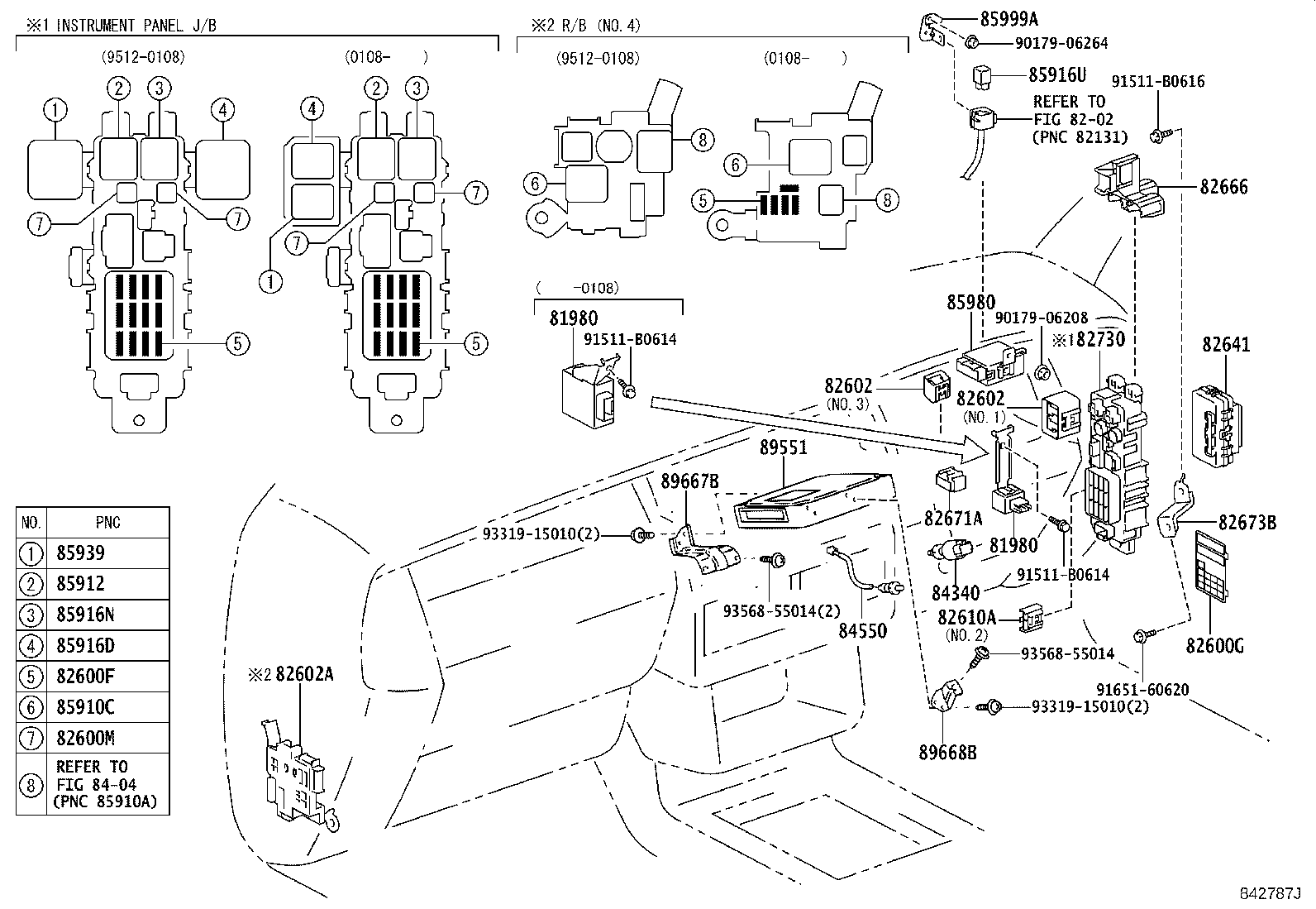 82602-43050 BLOCK SUB-ASSY, RELAY product image