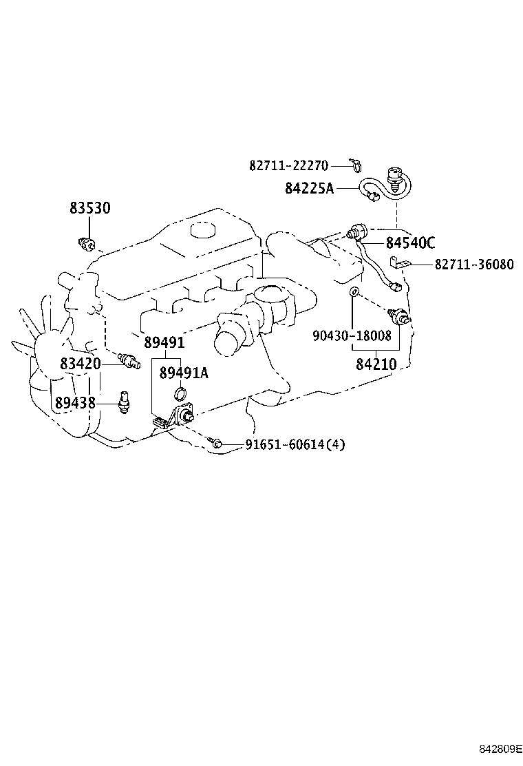 83320-80261 GAGE ASSY, FUEL SENDER product image