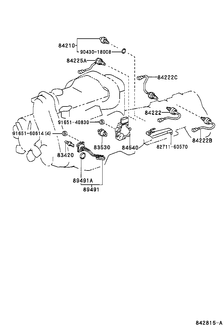83320-69285 GAGE ASSY, FUEL SENDER product image