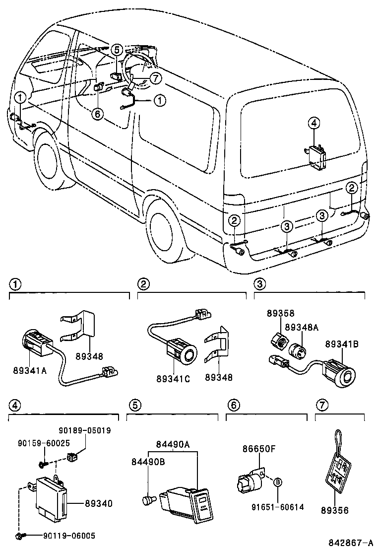 83160-95J01 INDICATOR ASSY, CLEARANCE WARNING product image