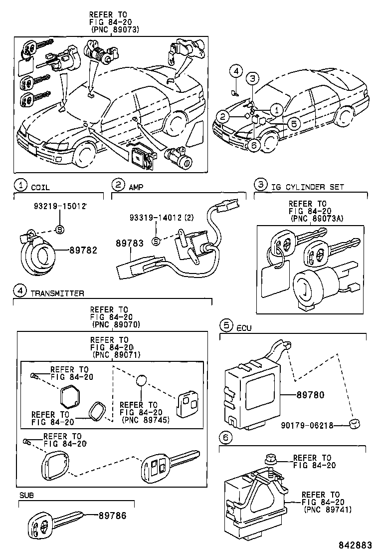 89780-33050 COMPUTER ASSY, TRANSPONDER KEY product image