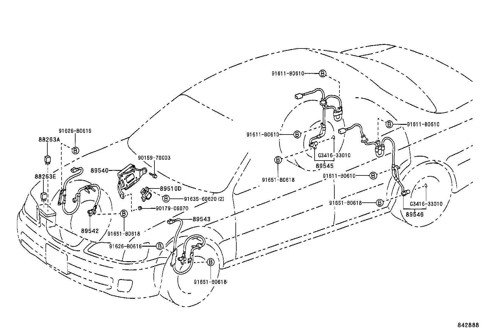 89540-33160 COMPUTER ASSY, SKID CONTROL product image