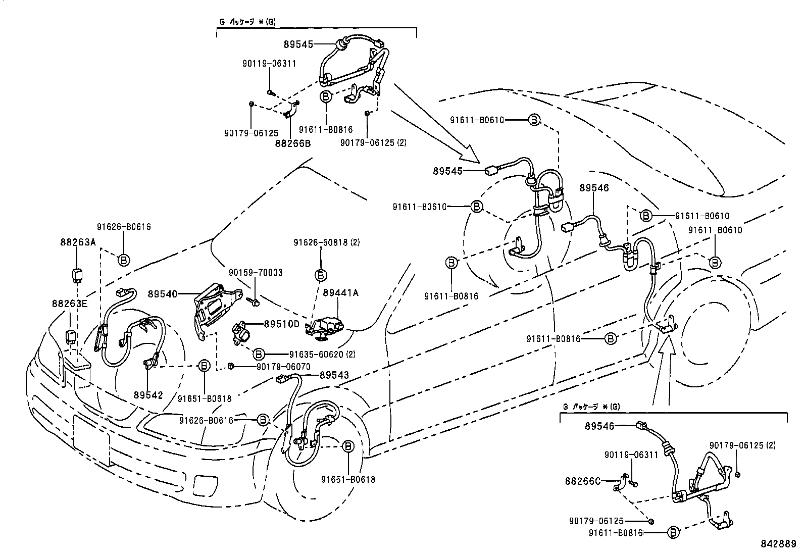 89540-33160 COMPUTER ASSY, SKID CONTROL product image