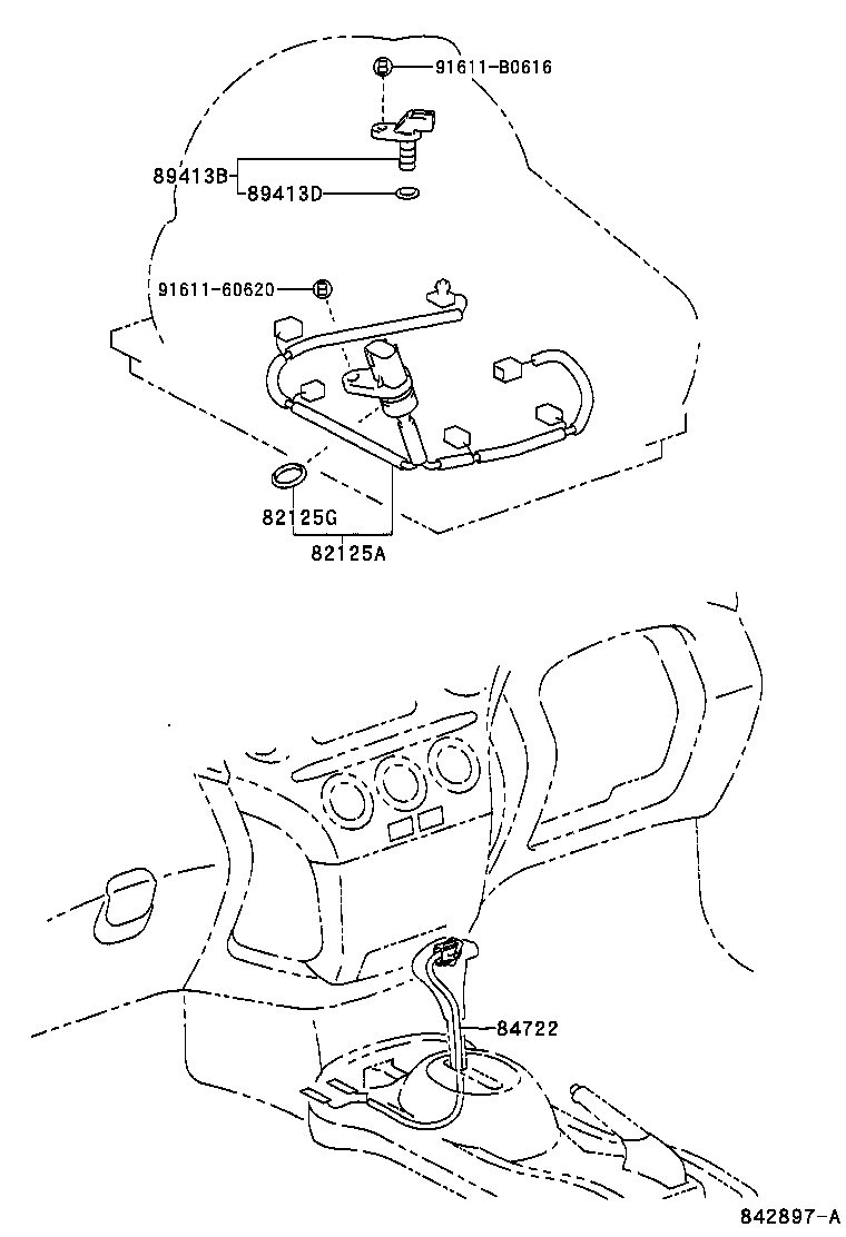 84722-52070-B3 SWITCH, TRANSMISSION CONTROL product image