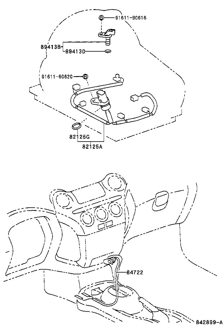 Toyota 84722-52040-B0 SWITCH, TRANSMISSION CONTROL