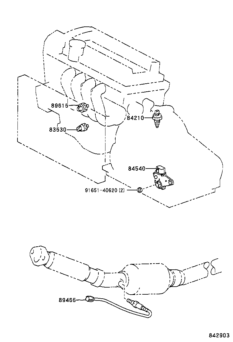 28420-23010 RELAY ASSY, VOLTAGE CONVERTER product image