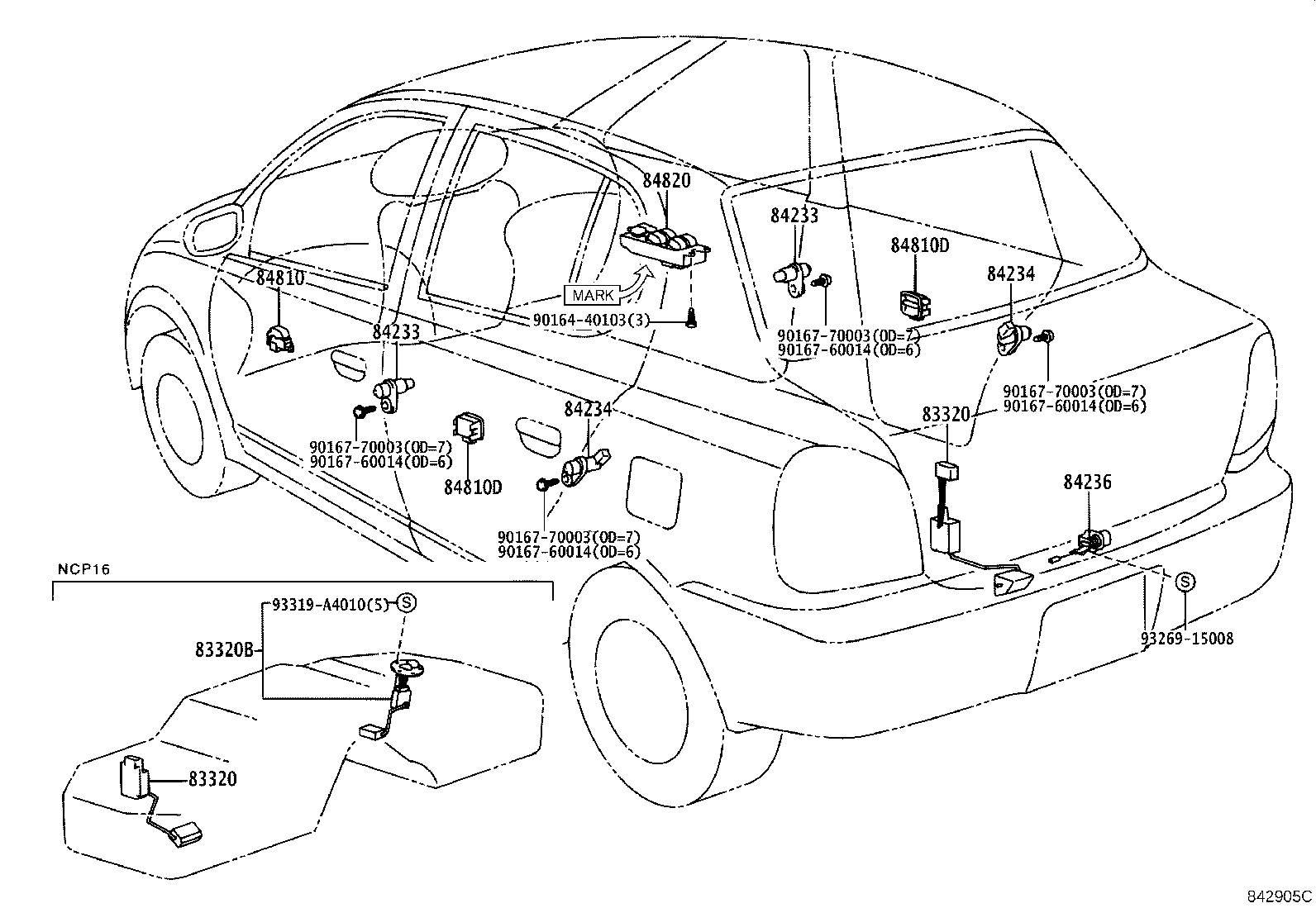 84652-52100 Toyota Reference Part product image
