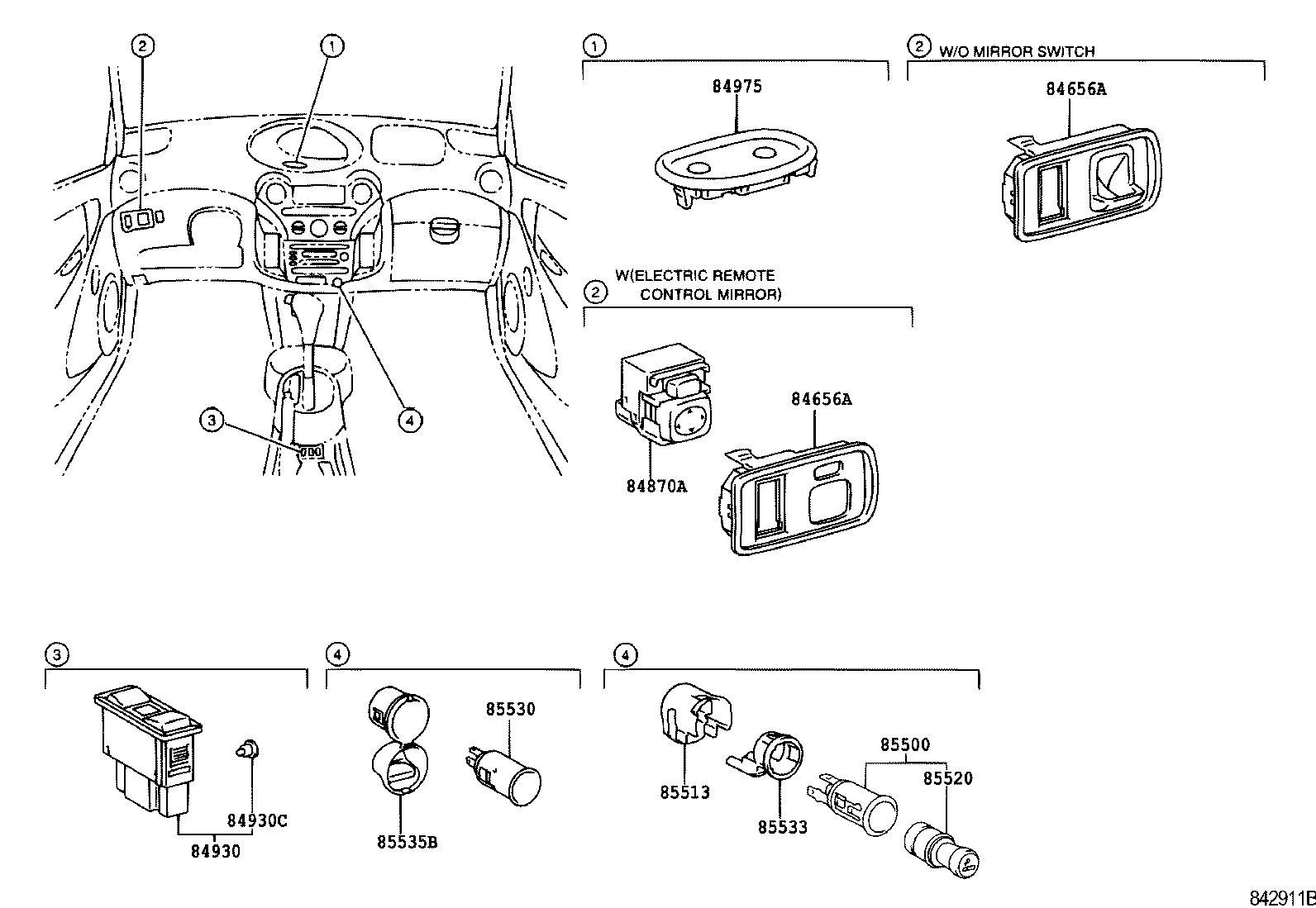 82662-52010 COVER, RELAY BLOCK, UPPER, NO.1 product image
