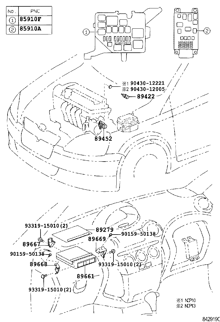 89420-52010 SENSOR ASSY, VACUUM product image