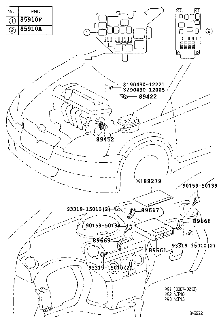 89420-52010 SENSOR ASSY, VACUUM product image