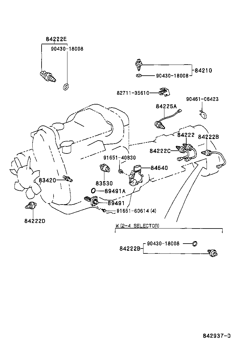 83320-80396 GAGE ASSY, FUEL SENDER product image