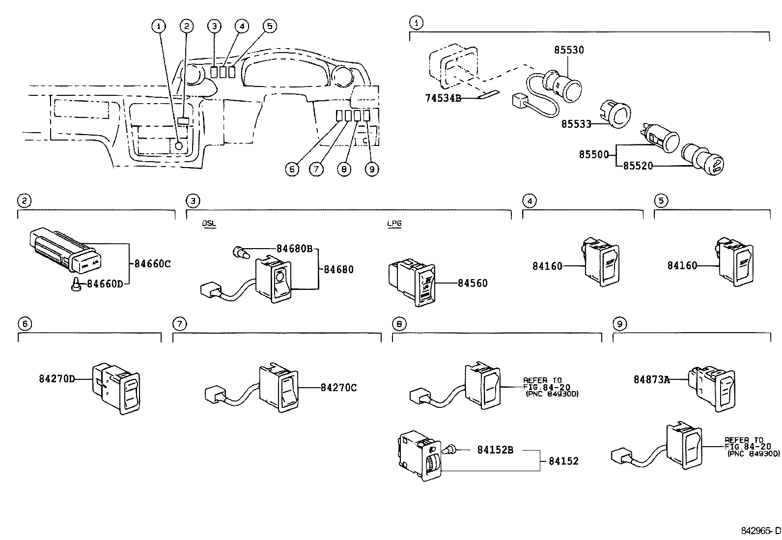 82603-37010 BRACKET SUB-ASSY, FUSIBLE LINK BLOCK product image