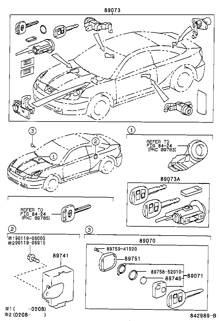 89741-20150 RECEIVER, DOOR CONTROL product image