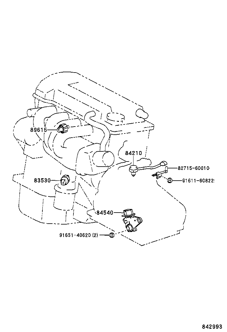 84152-20050 SWITCH, HEADLAMP LEVELING product image
