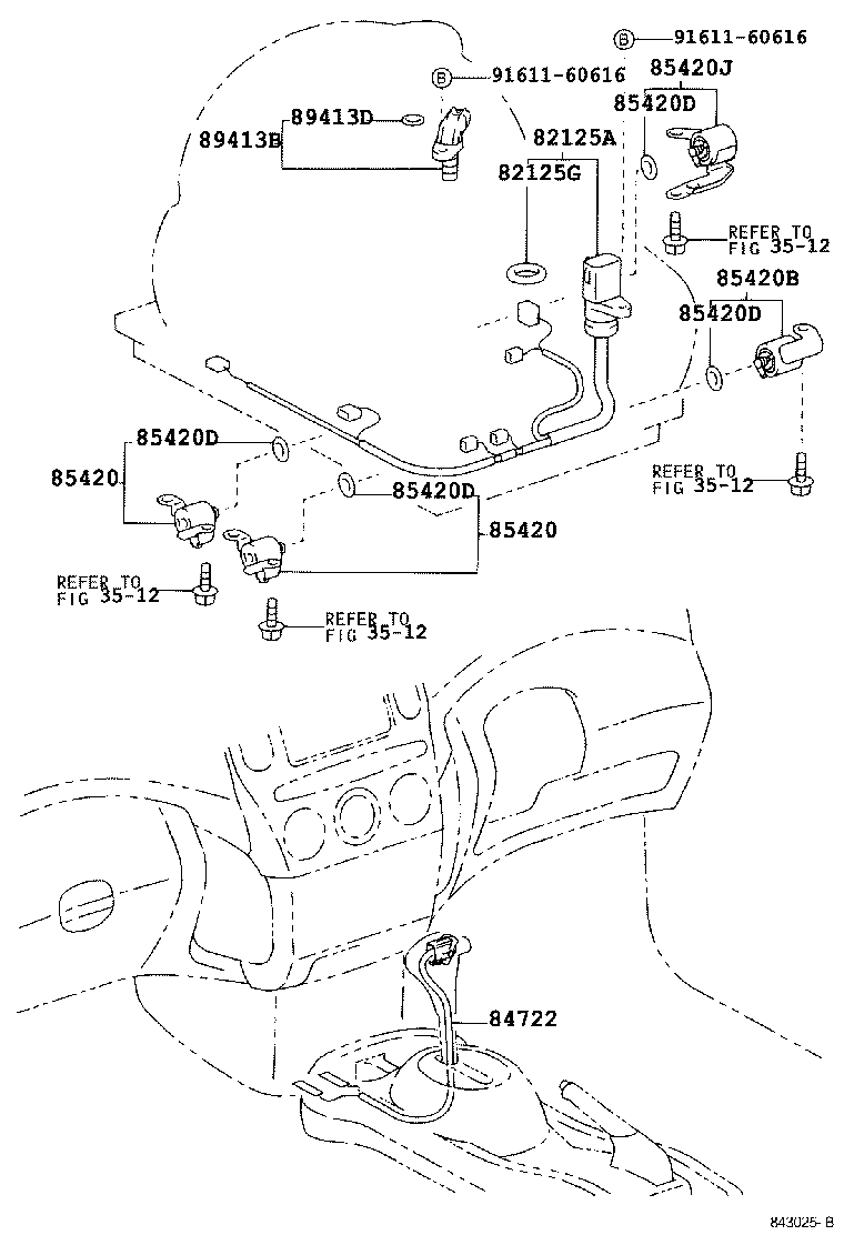 84570-52020 SWITCH ASSY, KICK DOWN product image