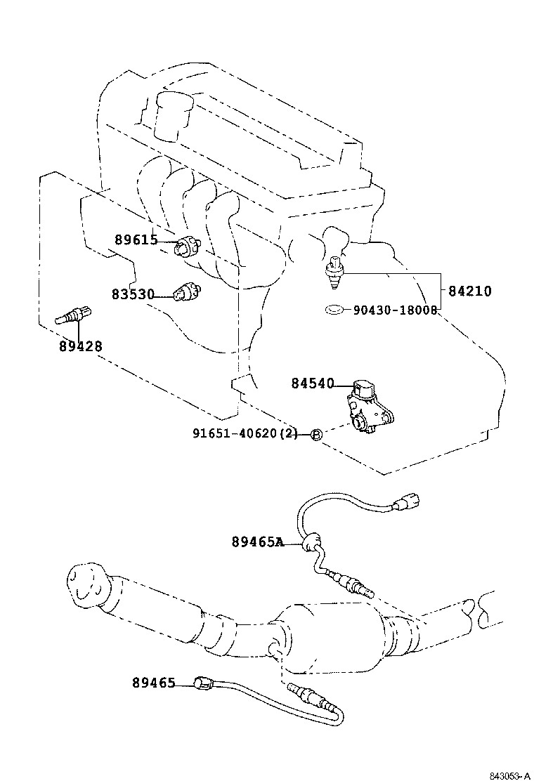 84152-52020 SWITCH, HEADLAMP LEVELING product image