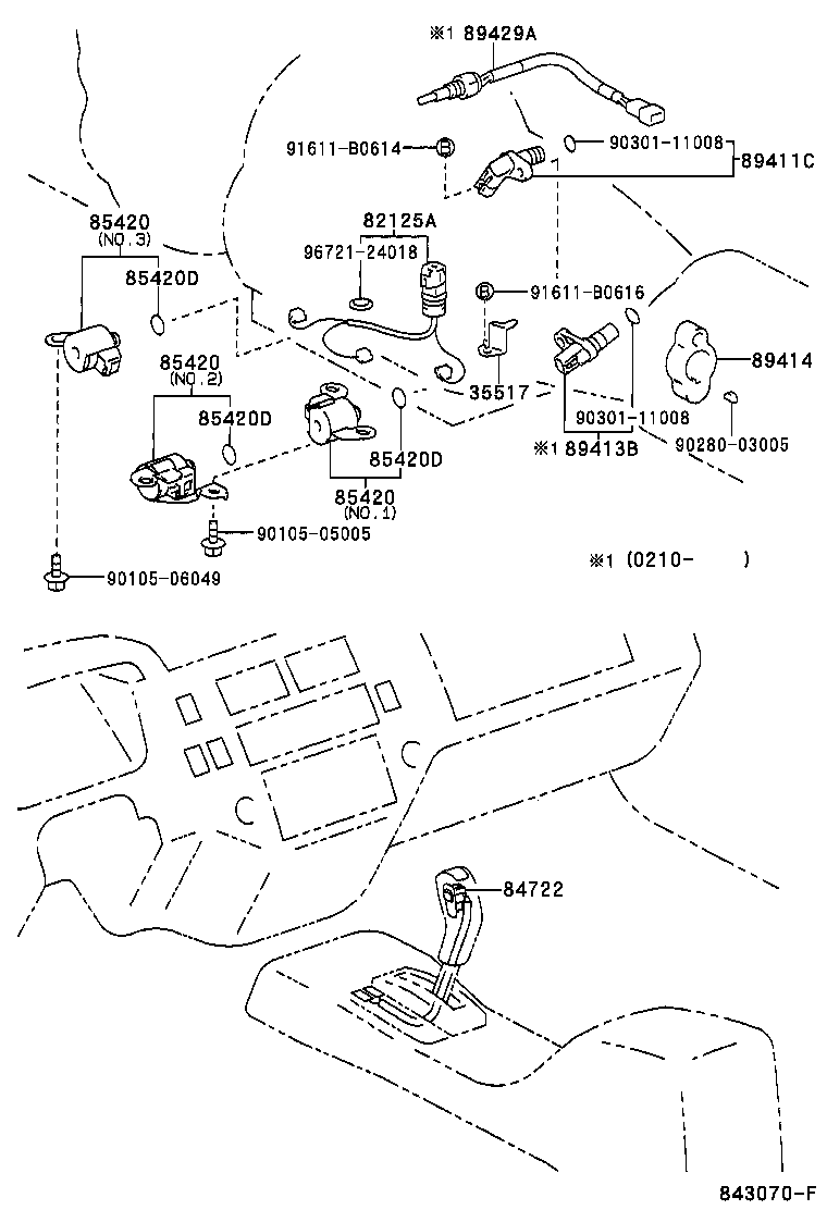 89530-38010 COMPUTER ASSY, TRANSMISSION CONTROL product image