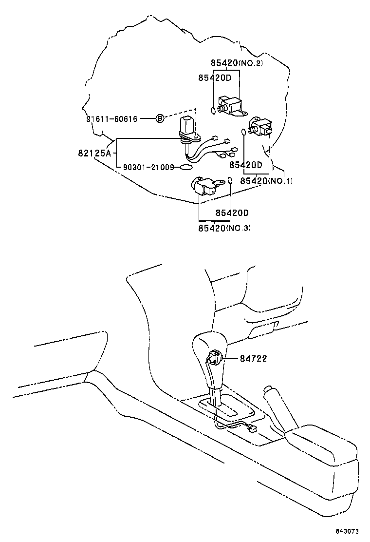 89530-12200 COMPUTER ASSY, TRANSMISSION CONTROL product image