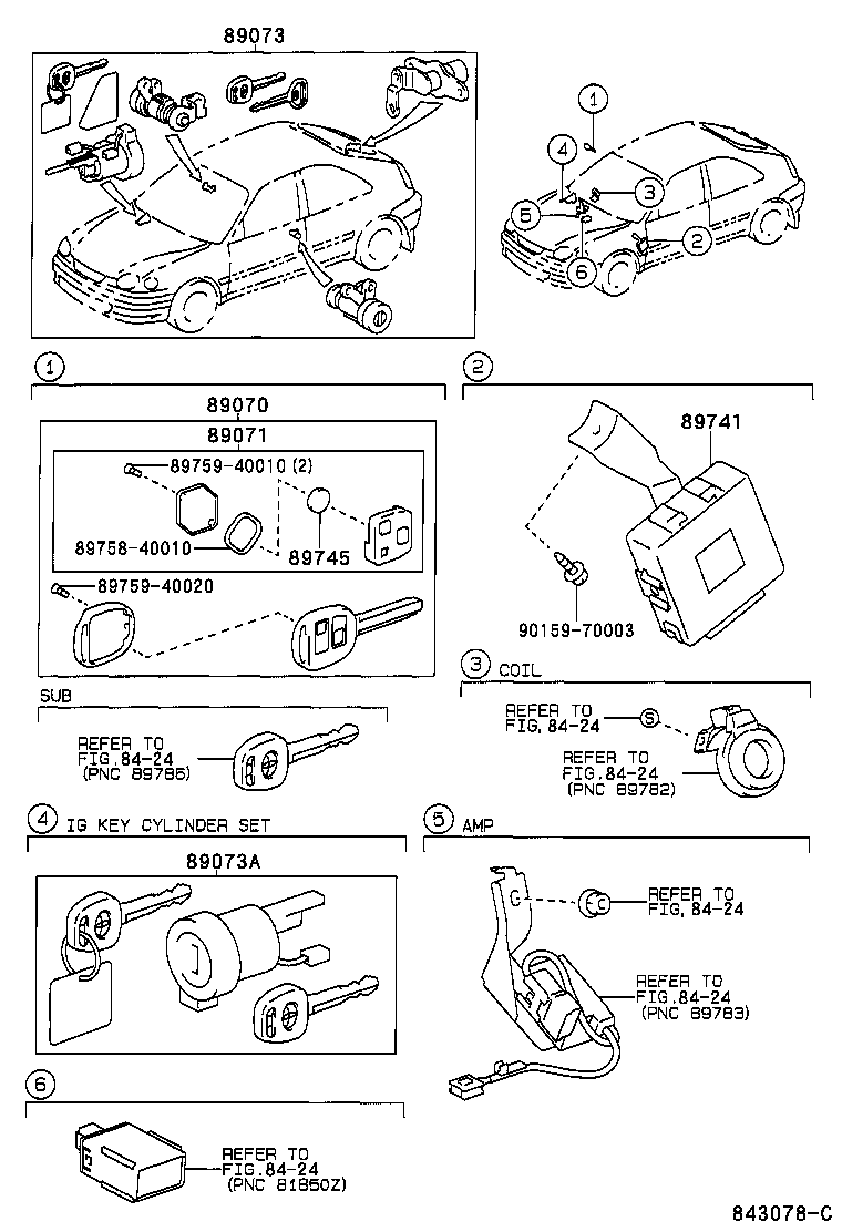 89071-02010 MODULE SET, TRANSMITTER SUB-ASSY, DOOR CONTROL product image