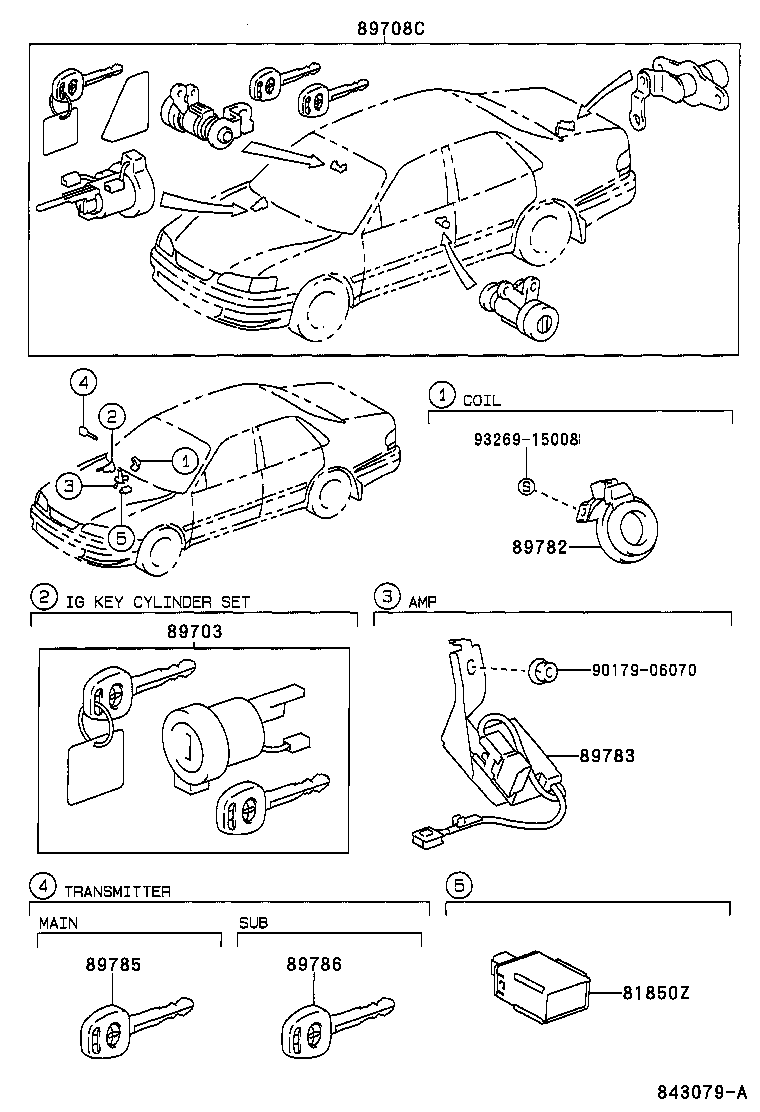 89780-12110 COMPUTER ASSY, TRANSPONDER KEY product image
